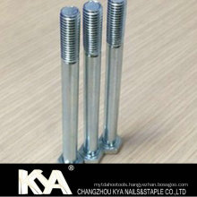 Hexagon Head Bolt of DIN931 Zinc Finishing Grade 4.8